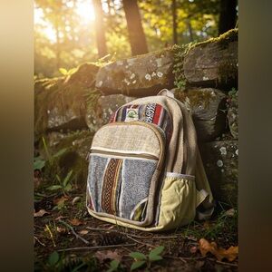 Himalayan Hemp Backpack Laptop Bag